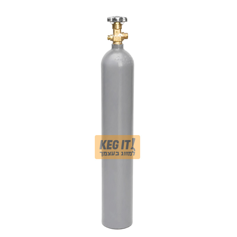 מיכל CO2 חדש גליל פחמן דו חמצני 5 ליטר להגזה בירה סודה