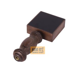 ידית עץ מעוצבת לברז עם לוח גיר מחיק