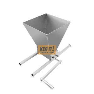 מגרסת גרעינים מסיבית גלילי נירוסטה ומעמד