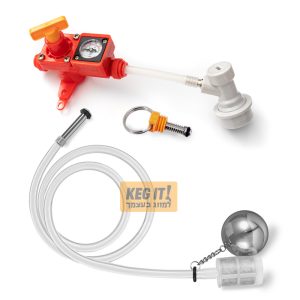 ערכה מושלמת להתססה בלחץ בחבית- ווסת, מצוף מזיגה ופורק