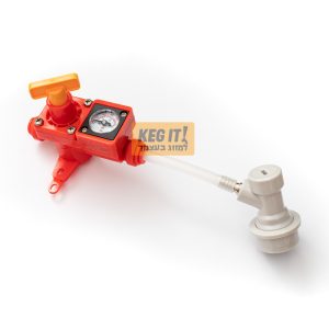 ווסת רגולטור לתסיסה בלחץ 0-15PSI מחבר בול-לוק