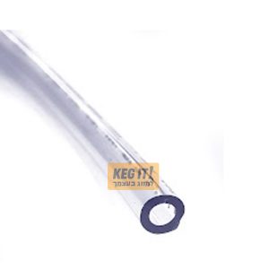 צינור 8 גמיש שקוף לנוזל וגז -לפי מטר מאושר מזון Food Grade